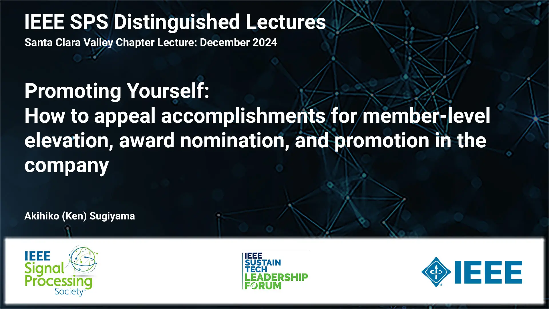 Promoting Yourself: How to appeal accomplishments for member-level elevation, award nominations and promotion in the affiliation