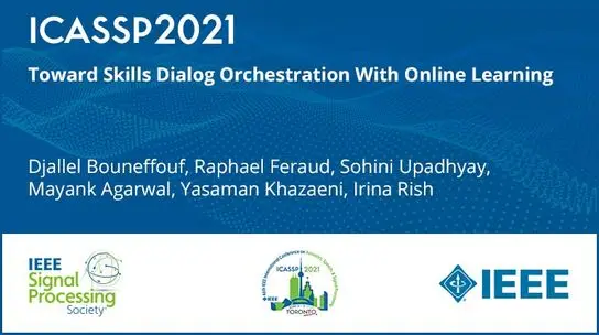 Toward Skills Dialog Orchestration With Online Learning