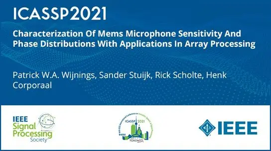 Characterization Of Mems Microphone Sensitivity And Phase Distributions With Applications In Array Processing