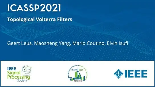 Topological Volterra Filters