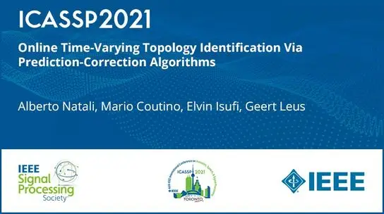 Online Time-Varying Topology Identification Via Prediction-Correction Algorithms