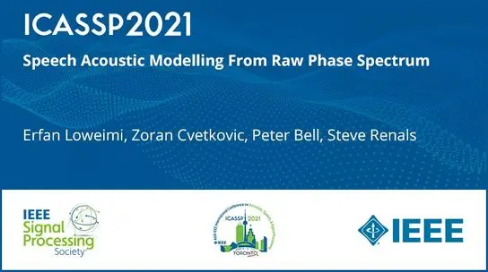 Speech Acoustic Modelling From Raw Phase Spectrum