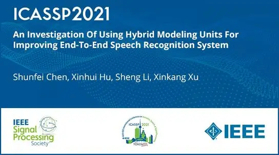 An Investigation Of Using Hybrid Modeling Units For Improving End-To-End Speech Recognition System