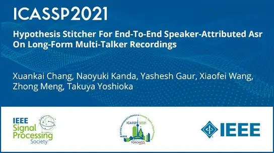 Hypothesis Stitcher For End-To-End Speaker-Attributed Asr On Long-Form Multi-Talker Recordings