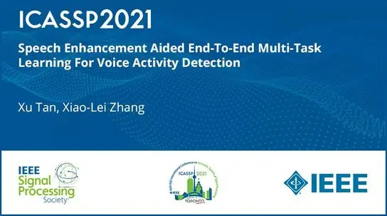 Speech Enhancement Aided End-To-End Multi-Task Learning For Voice Activity Detection