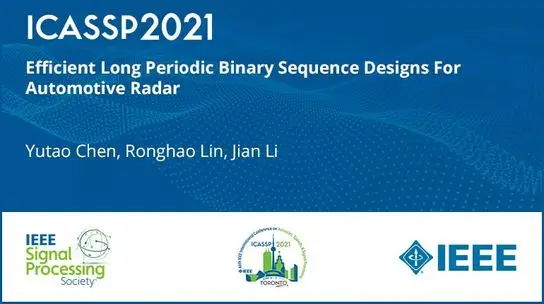 Efficient Long Periodic Binary Sequence Designs For Automotive Radar