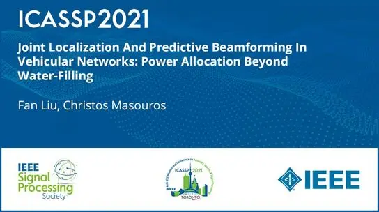 Joint Localization And Predictive Beamforming In Vehicular Networks: Power Allocation Beyond Water-Filling