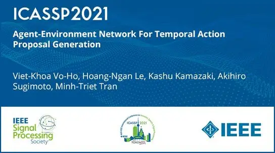 Agent-Environment Network For Temporal Action Proposal Generation