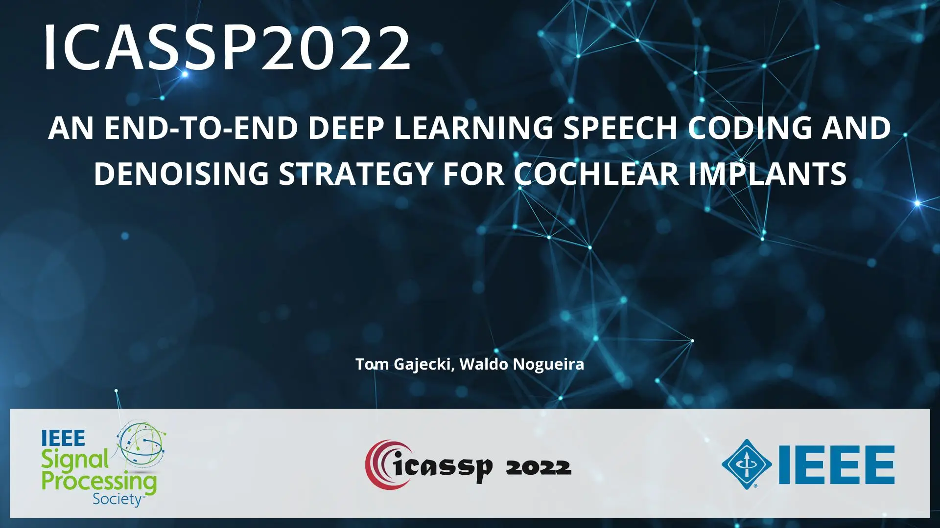 AN END-TO-END DEEP LEARNING SPEECH CODING AND DENOISING STRATEGY FOR COCHLEAR IMPLANTS