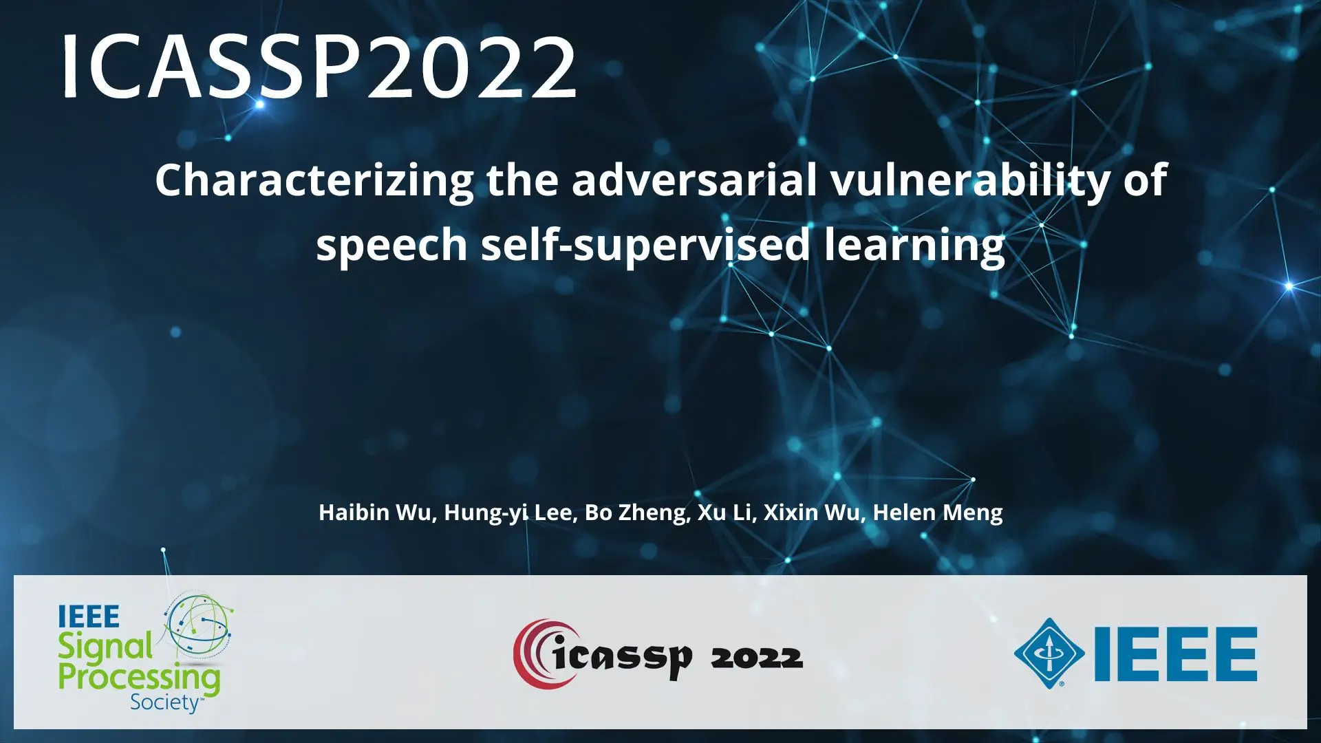 Characterizing the adversarial vulnerability of speech self-supervised learning