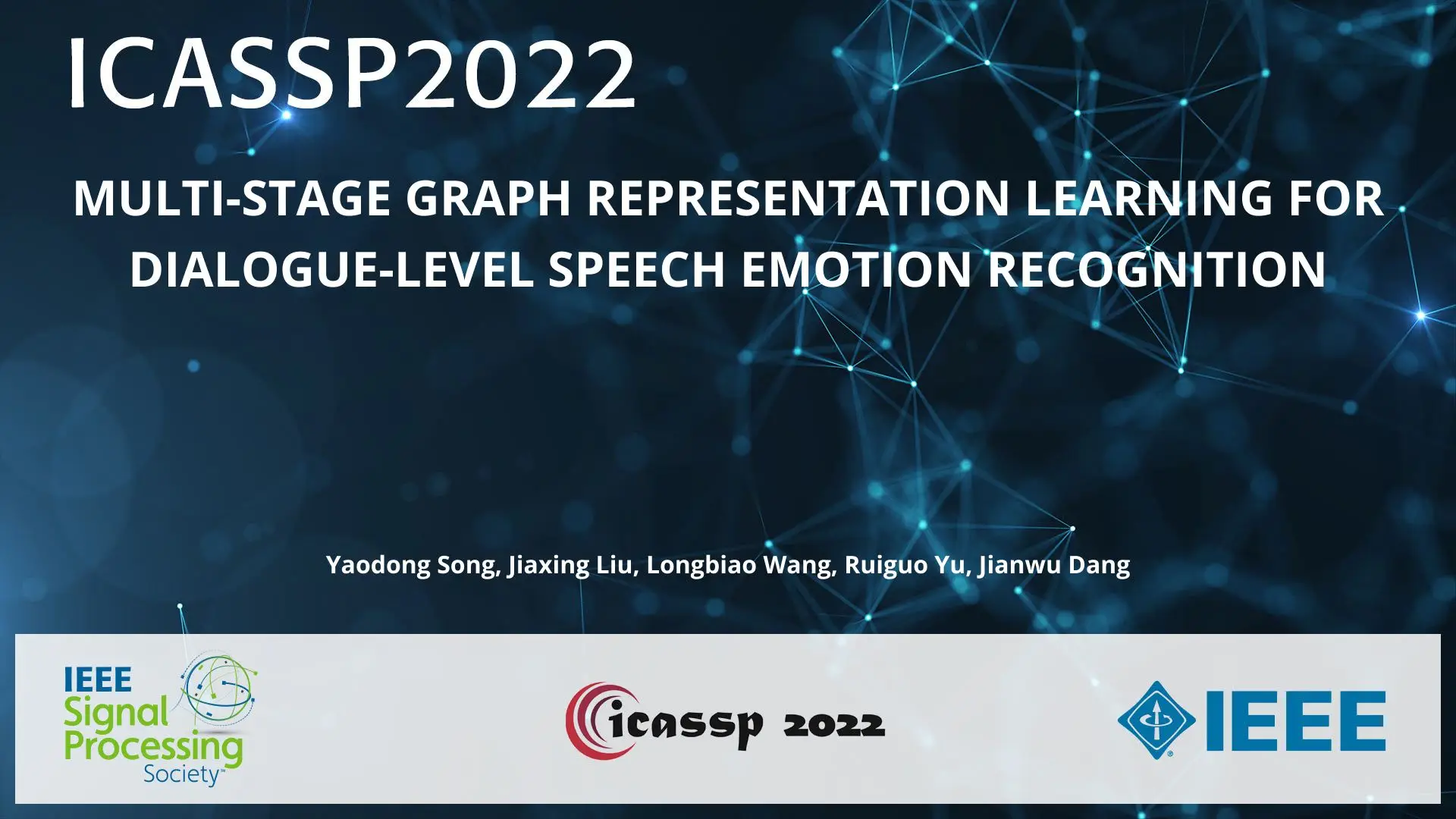 MULTI-STAGE GRAPH REPRESENTATION LEARNING FOR DIALOGUE-LEVEL SPEECH EMOTION RECOGNITION