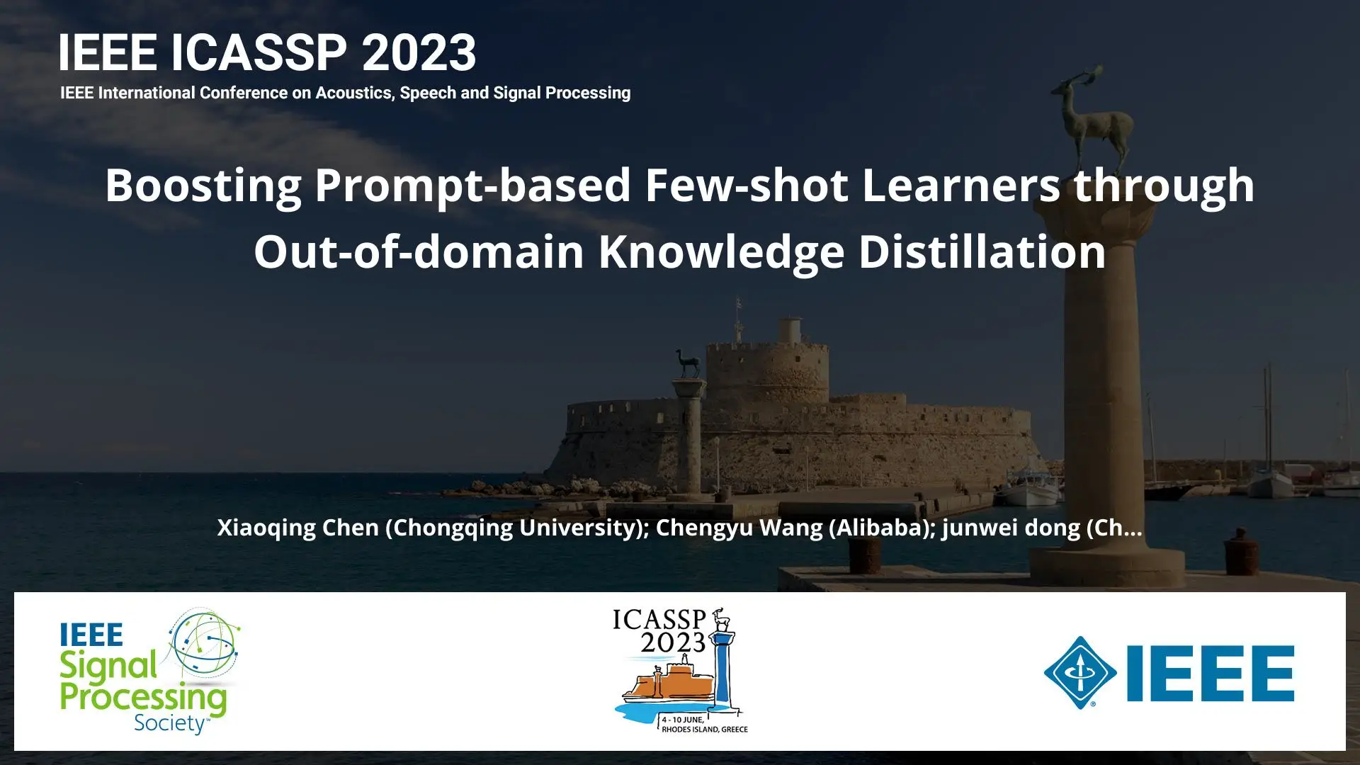 Boosting Prompt-based Few-shot Learners through Out-of-domain Knowledge Distillation