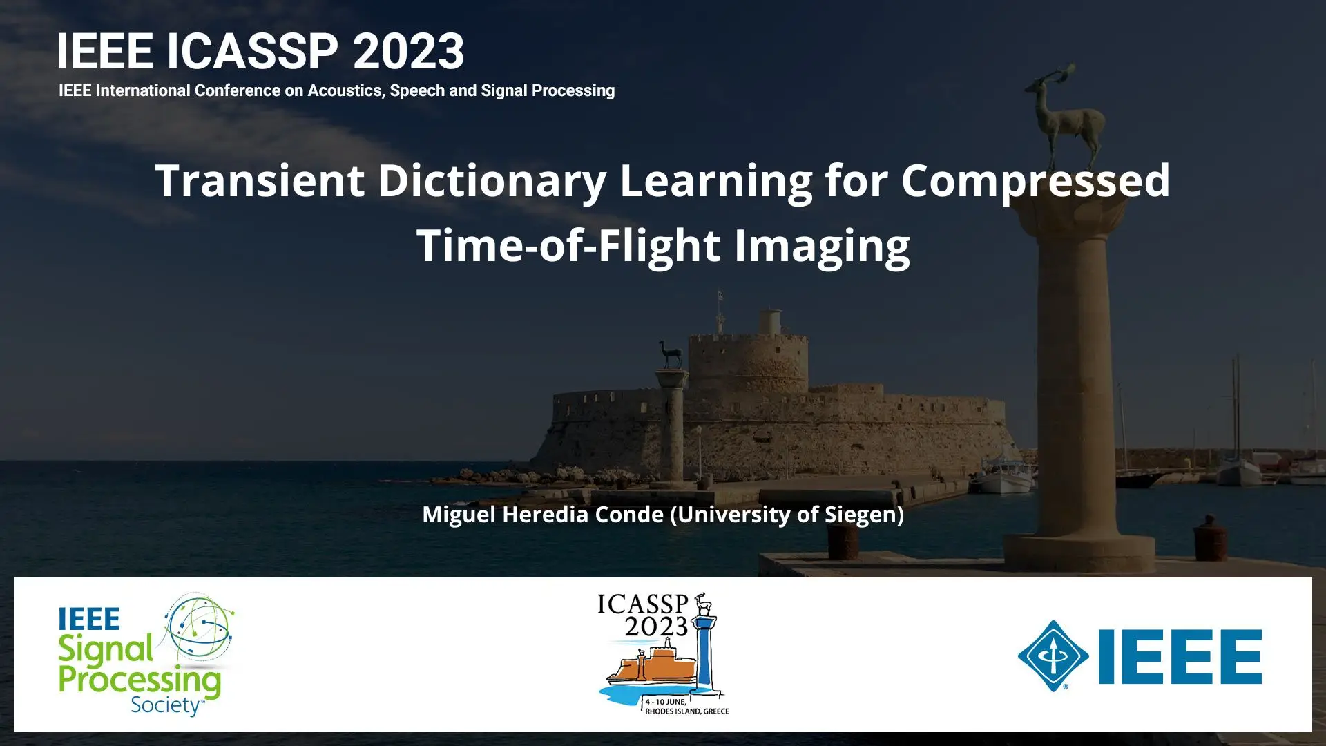 Transient Dictionary Learning for Compressed Time-of-Flight Imaging