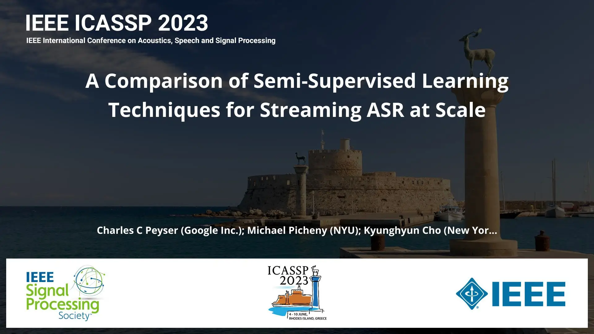 A Comparison of Semi-Supervised Learning Techniques for Streaming ASR at Scale