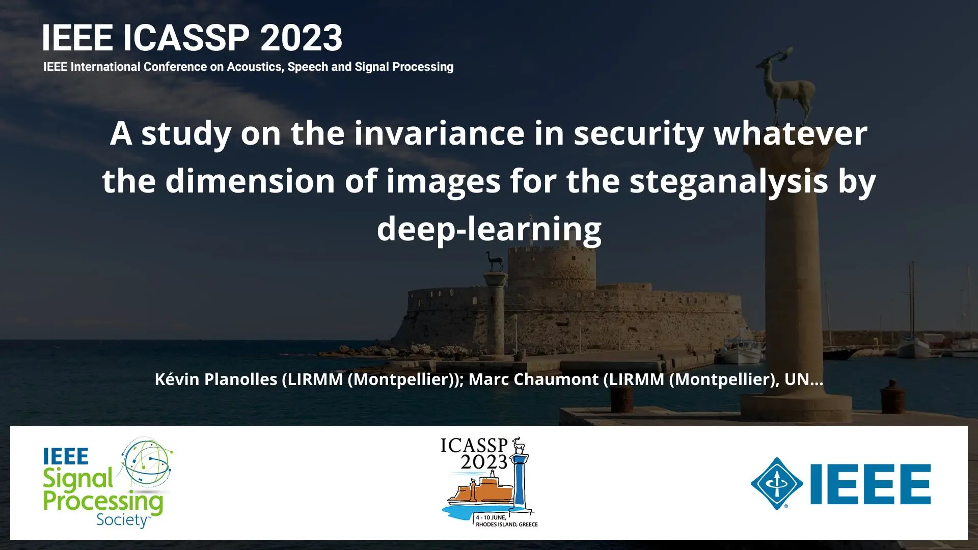 A study on the invariance in security whatever the dimension of images for the steganalysis by deep-learning