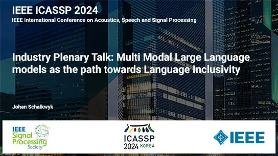 Industry Plenary Talk: Multi Modal Large Language models as the path towards Language Inclusivity