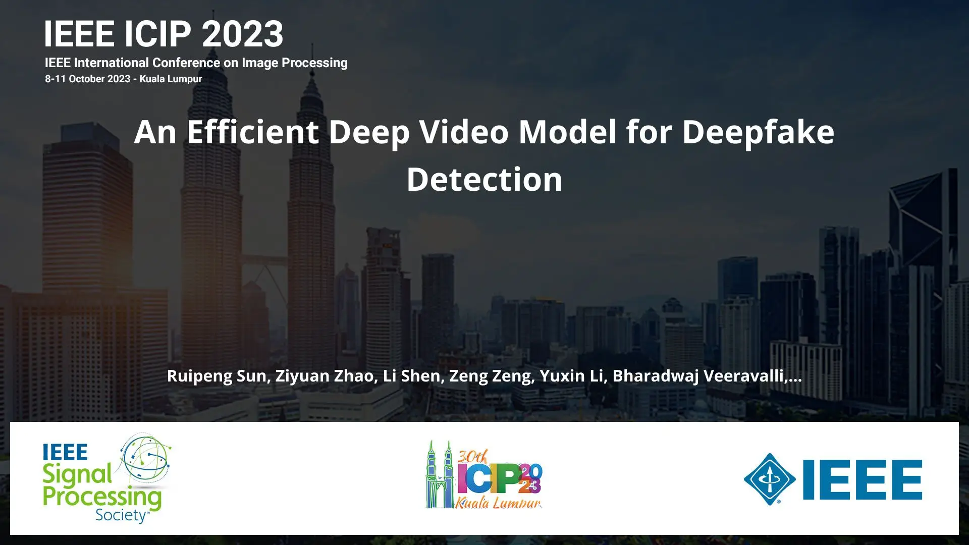 An Efficient Deep Video Model for Deepfake Detection