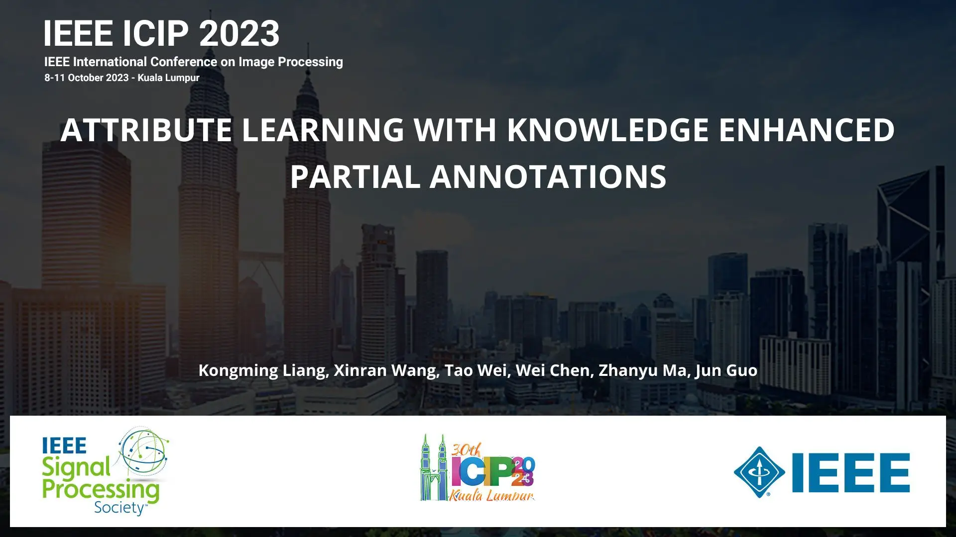 ATTRIBUTE LEARNING WITH KNOWLEDGE ENHANCED PARTIAL ANNOTATIONS