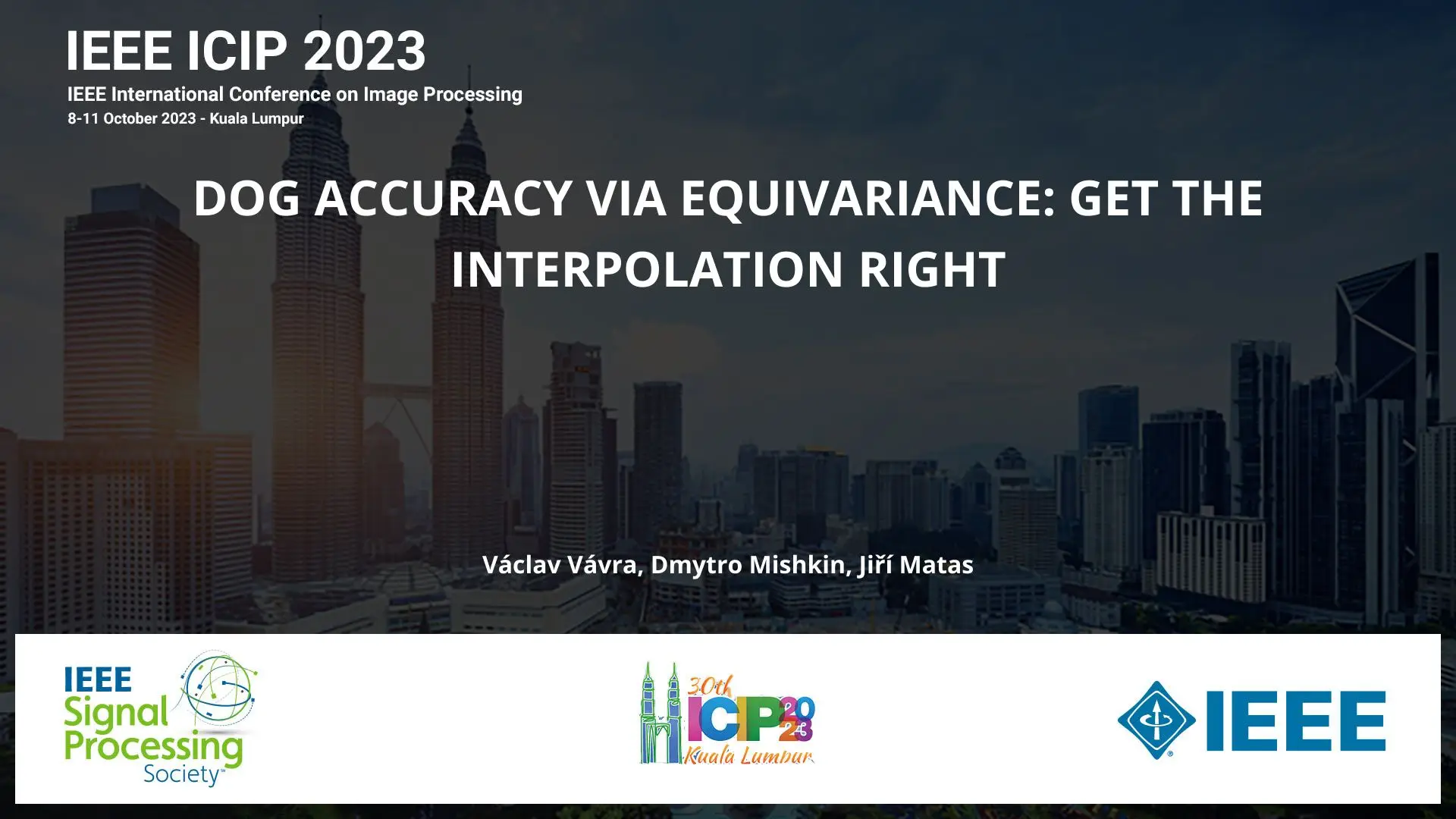 DOG ACCURACY VIA EQUIVARIANCE: GET THE INTERPOLATION RIGHT