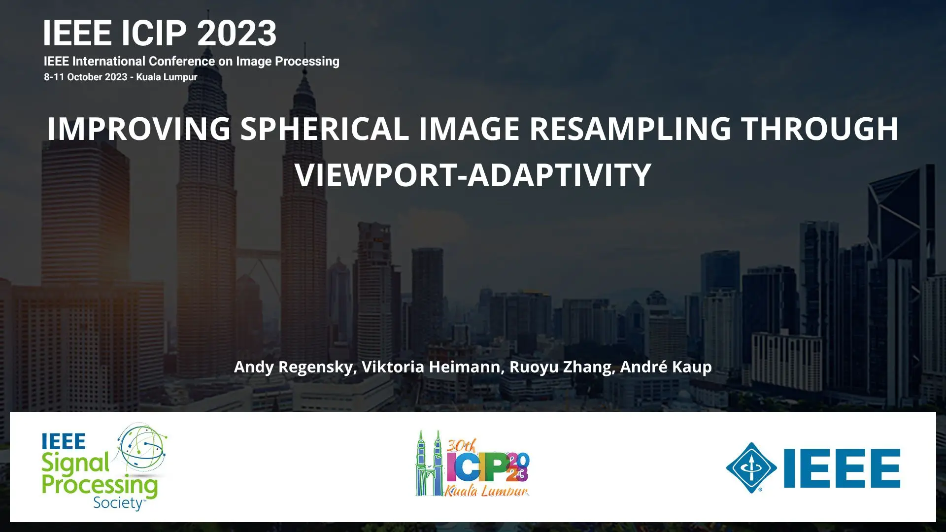 IMPROVING SPHERICAL IMAGE RESAMPLING THROUGH VIEWPORT-ADAPTIVITY