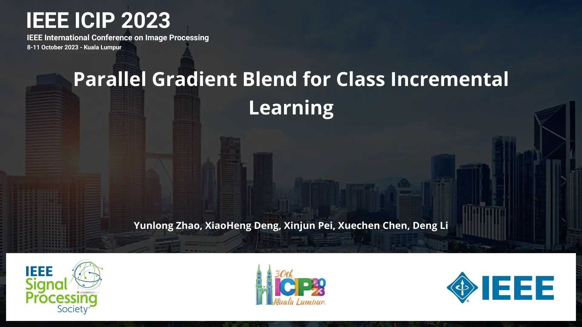 Parallel Gradient Blend for Class Incremental Learning