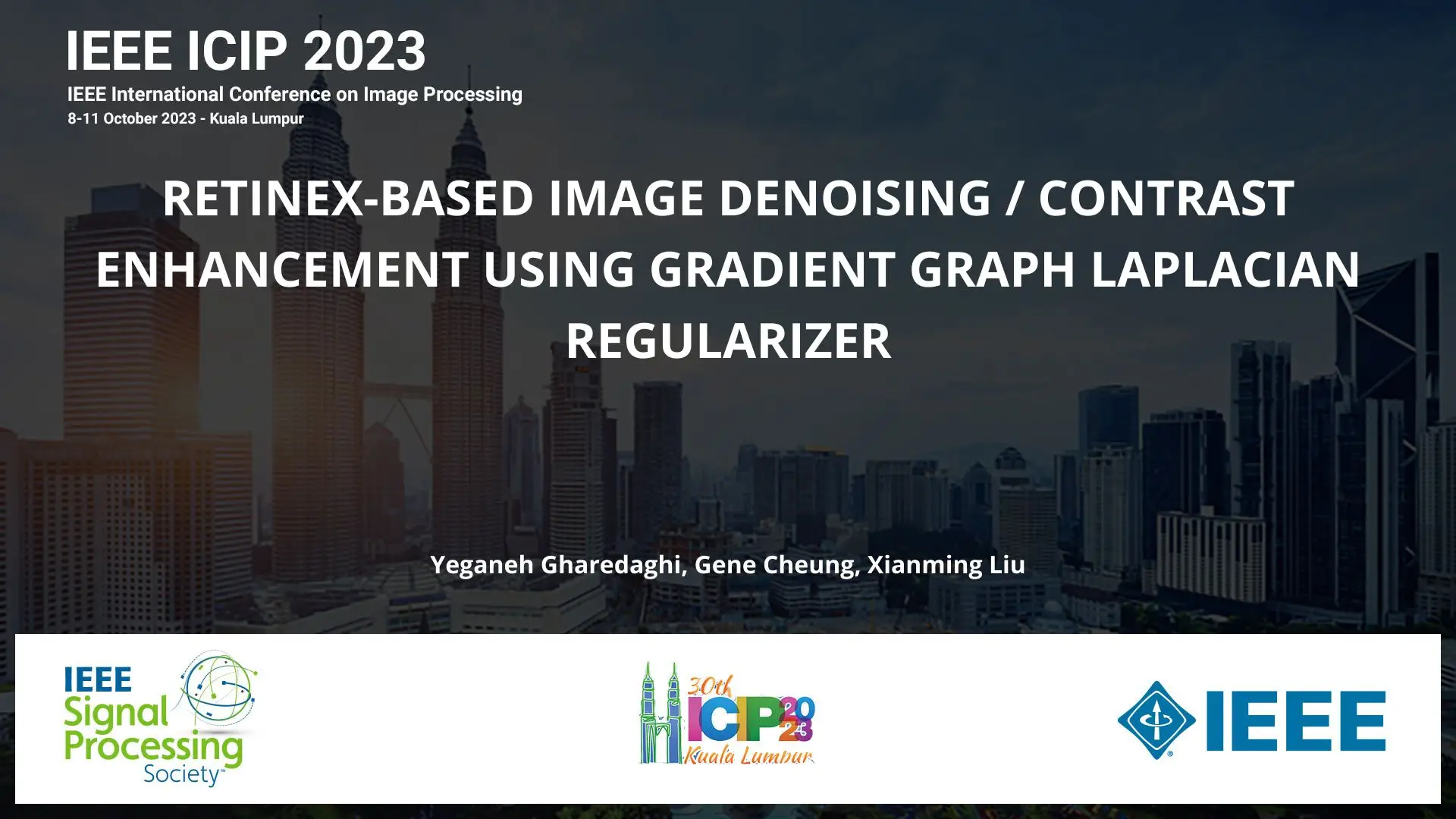 RETINEX-BASED IMAGE DENOISING / CONTRAST ENHANCEMENT USING GRADIENT GRAPH LAPLACIAN REGULARIZER