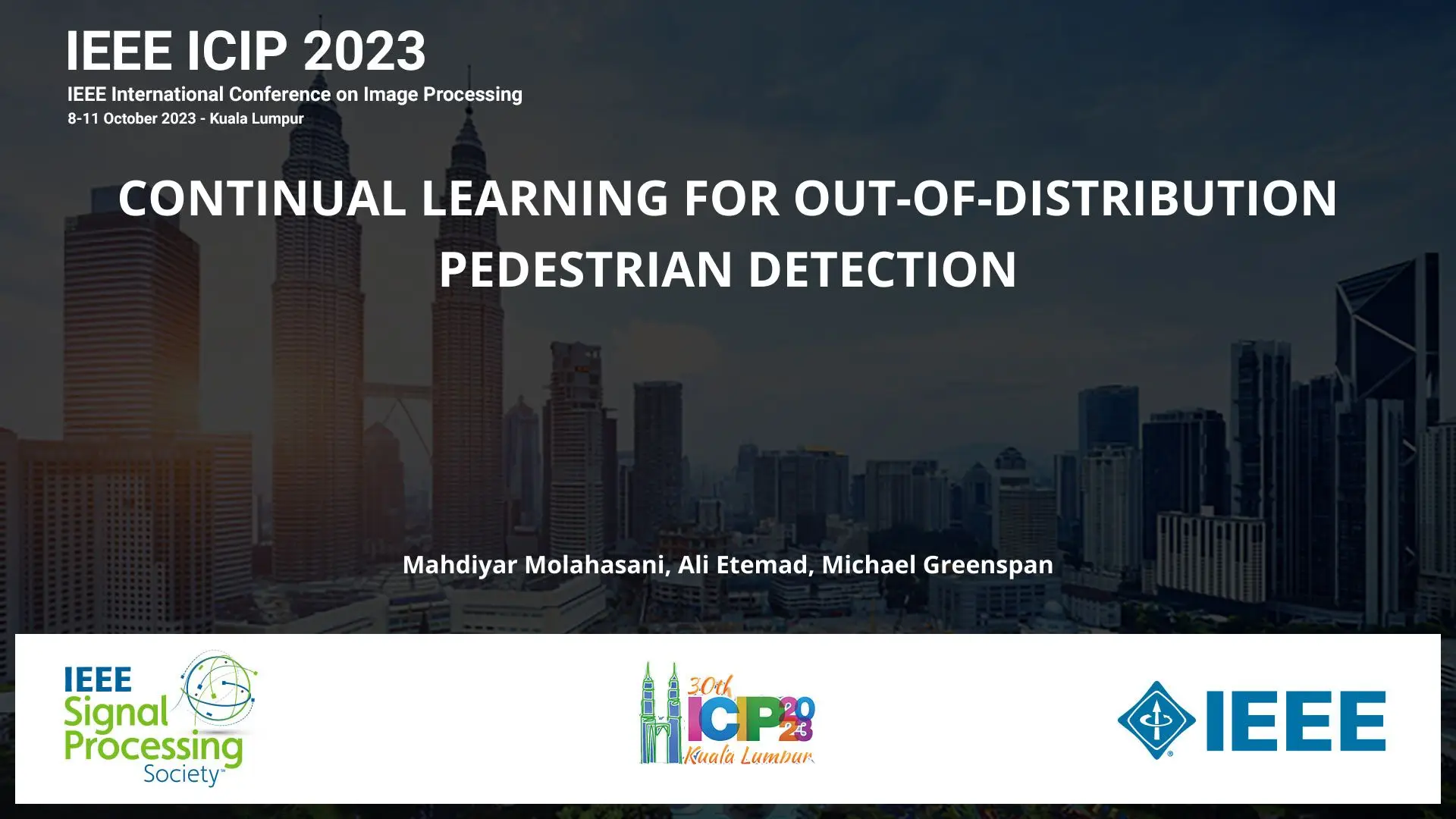 CONTINUAL LEARNING FOR OUT-OF-DISTRIBUTION PEDESTRIAN DETECTION