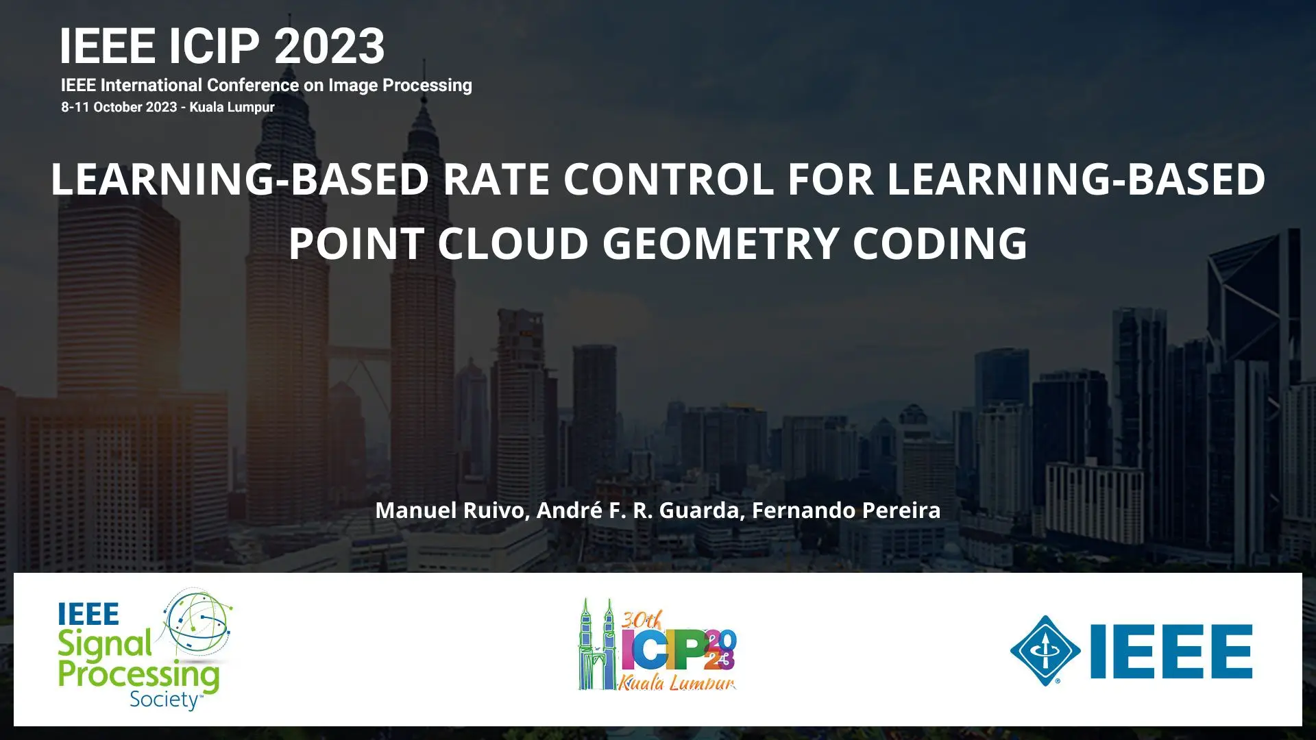 LEARNING-BASED RATE CONTROL FOR LEARNING-BASED POINT CLOUD GEOMETRY CODING