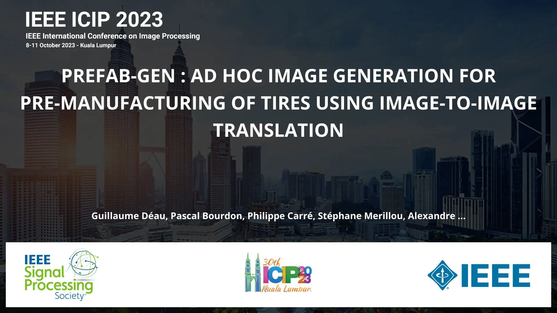 PREFAB-GEN : AD HOC IMAGE GENERATION FOR PRE-MANUFACTURING OF TIRES USING IMAGE-TO-IMAGE TRANSLATION