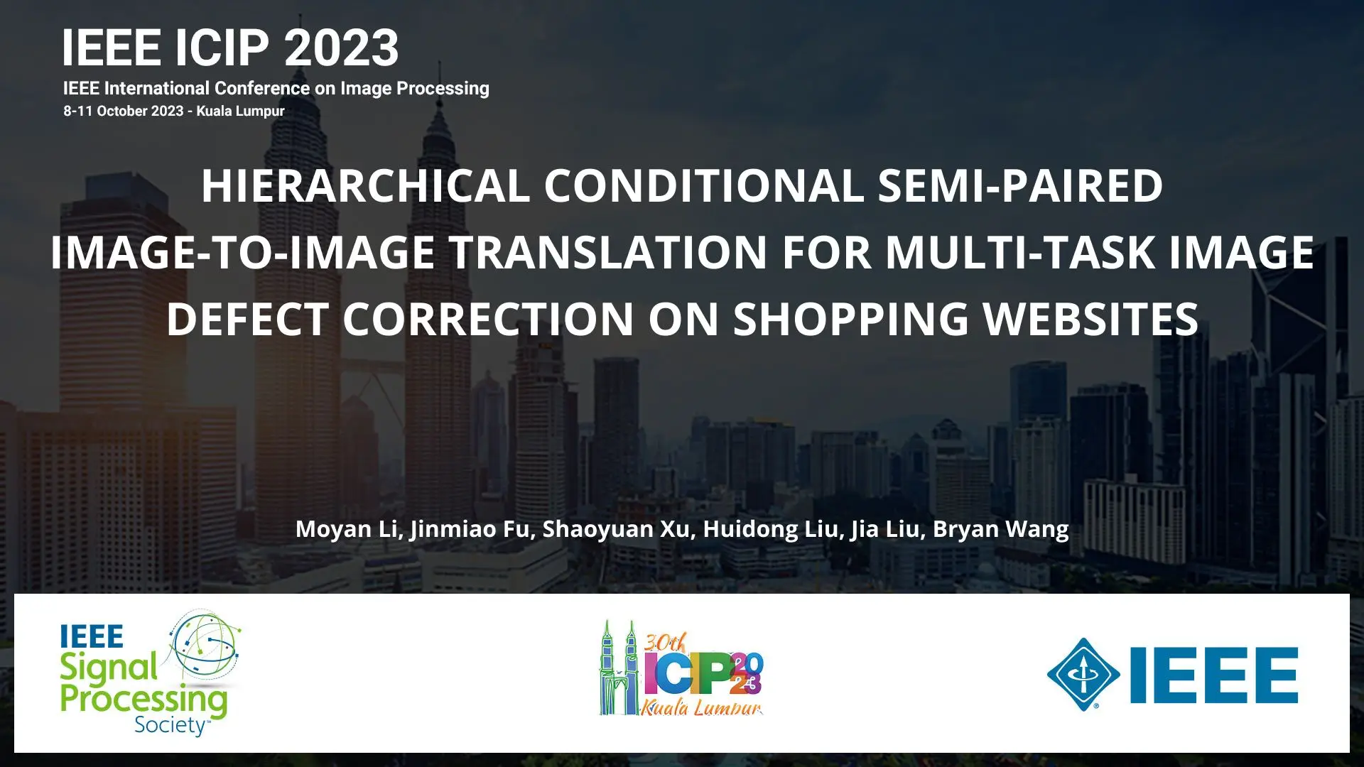 HIERARCHICAL CONDITIONAL SEMI-PAIRED IMAGE-TO-IMAGE TRANSLATION FOR MULTI-TASK IMAGE DEFECT CORRECTION ON SHOPPING WEBSITES