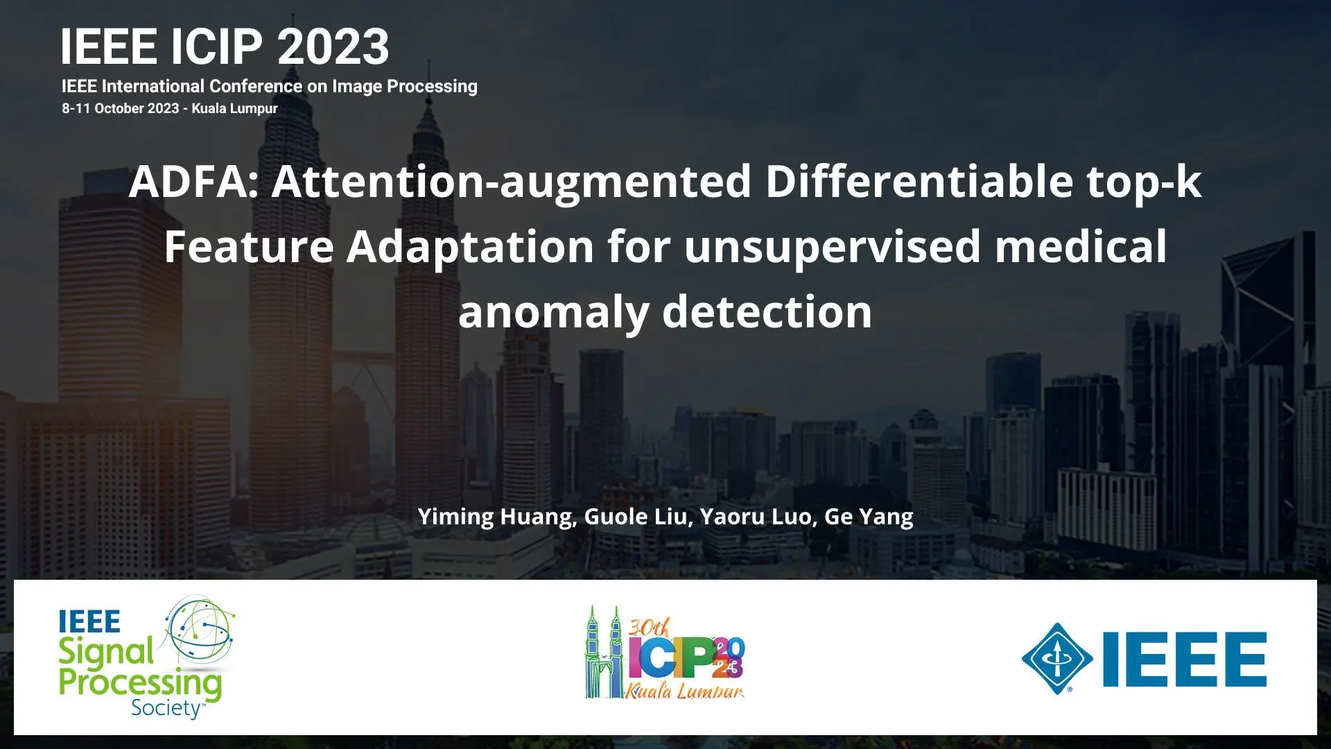 ADFA: Attention-augmented Differentiable top-k Feature Adaptation for unsupervised medical anomaly detection