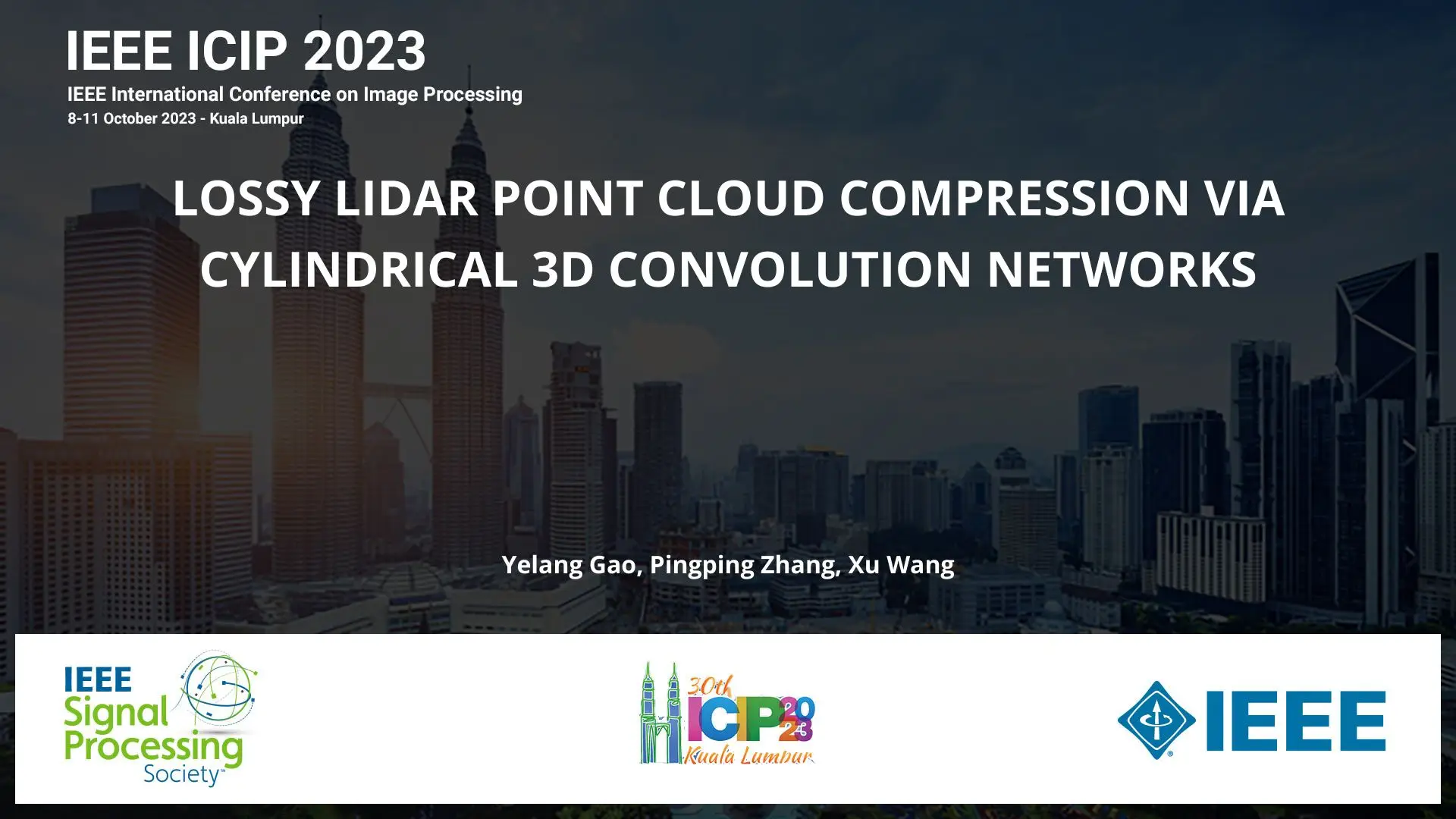 LOSSY LIDAR POINT CLOUD COMPRESSION VIA CYLINDRICAL 3D CONVOLUTION NETWORKS
