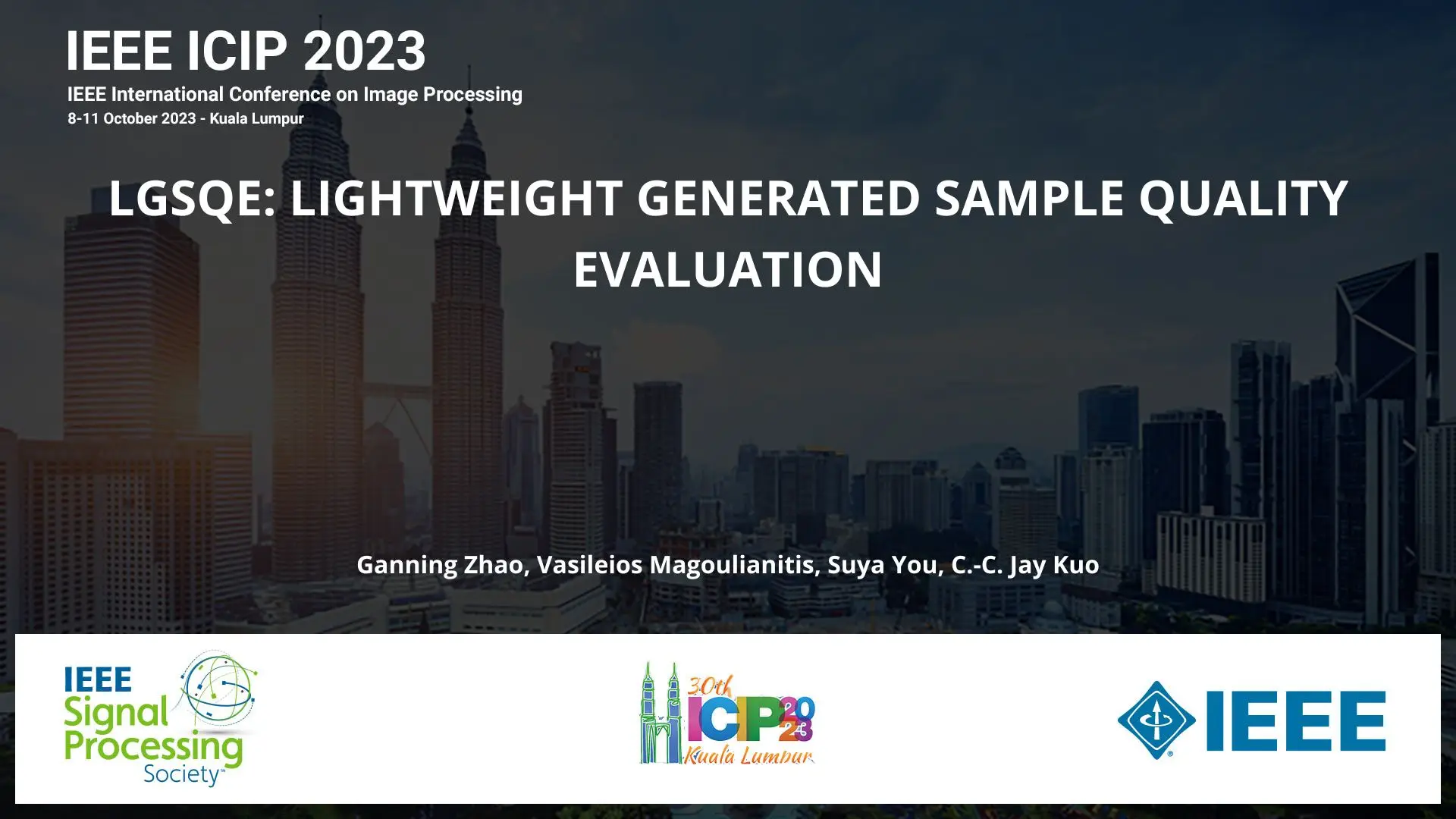 LGSQE: LIGHTWEIGHT GENERATED SAMPLE QUALITY EVALUATION