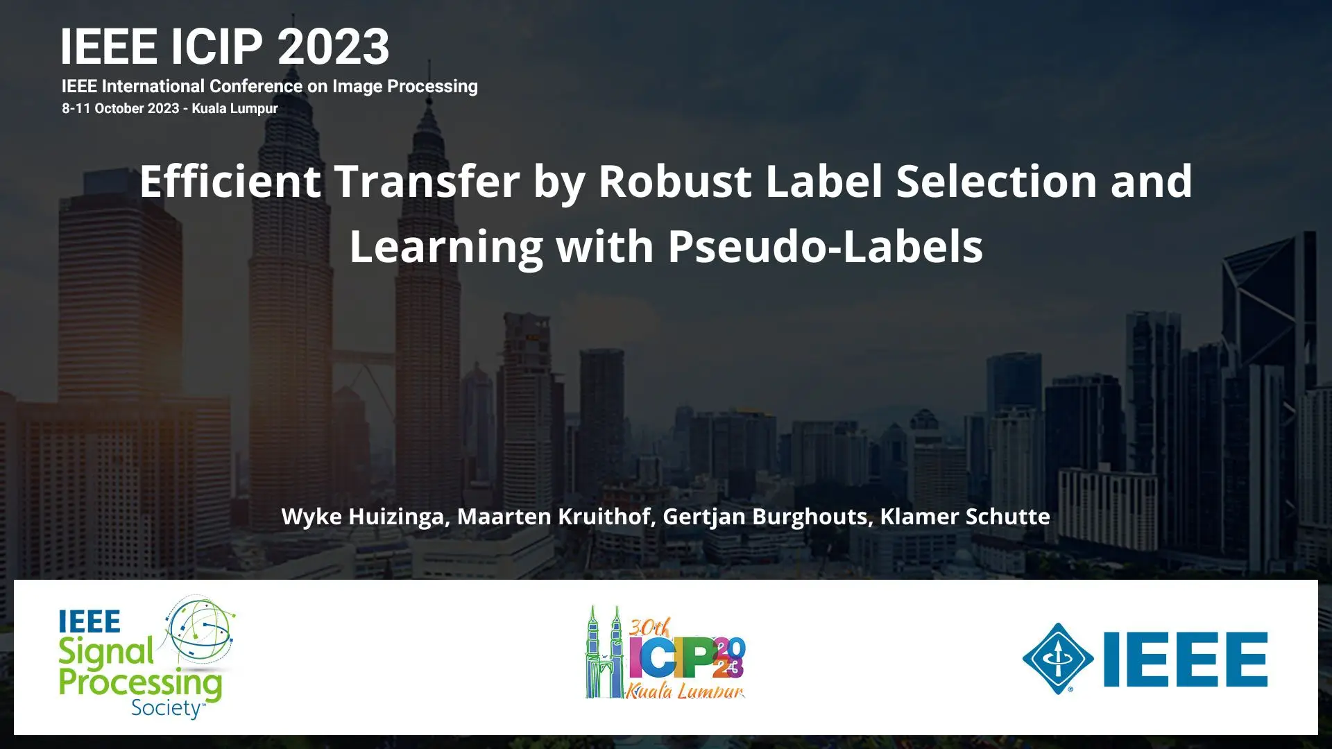 Efficient Transfer by Robust Label Selection and Learning with Pseudo-Labels