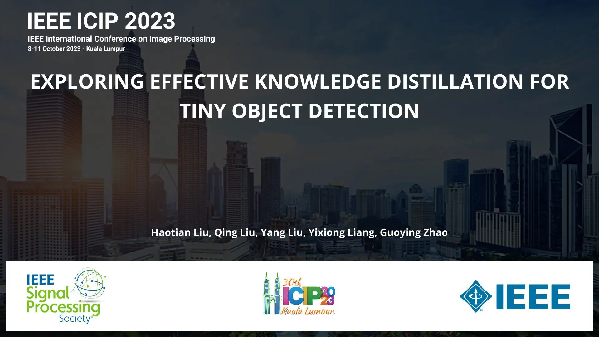 EXPLORING EFFECTIVE KNOWLEDGE DISTILLATION FOR TINY OBJECT DETECTION