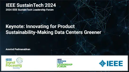 Keynote: Innovating for Product Sustainability – Making Data Centers Greener 