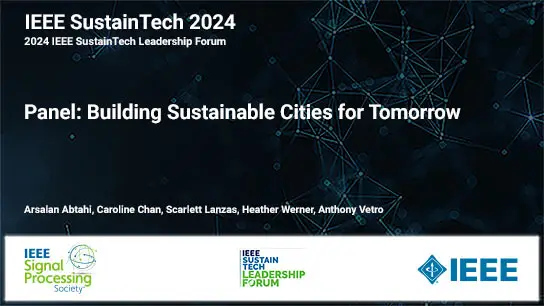 Panel: Building Sustainable Cities for Tomorrow