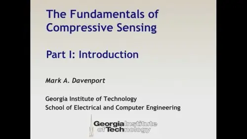 The Fundamentals of Compressive Sensing, Part I: Introduction