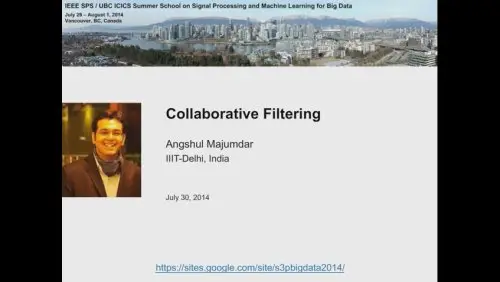 Collaborative Filtering III