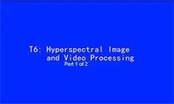 ICIP 2017 Tutorial - Hyperspectral Image and Video Processing [Part 1 of 2]