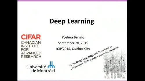 Deep Learning - Yoshua Bengio