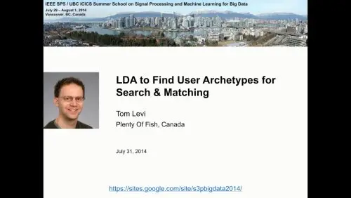 LDA to Find User Archetypes for Search & Matching