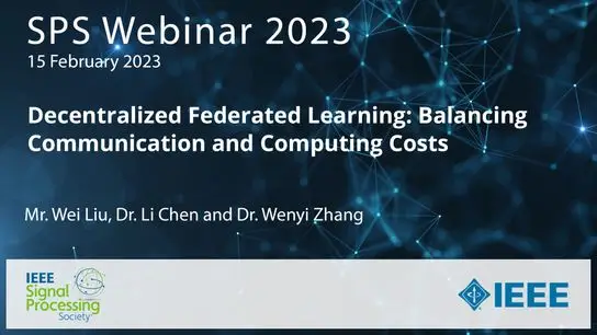Decentralized Federated Learning: Balancing Communication and Computing Costs