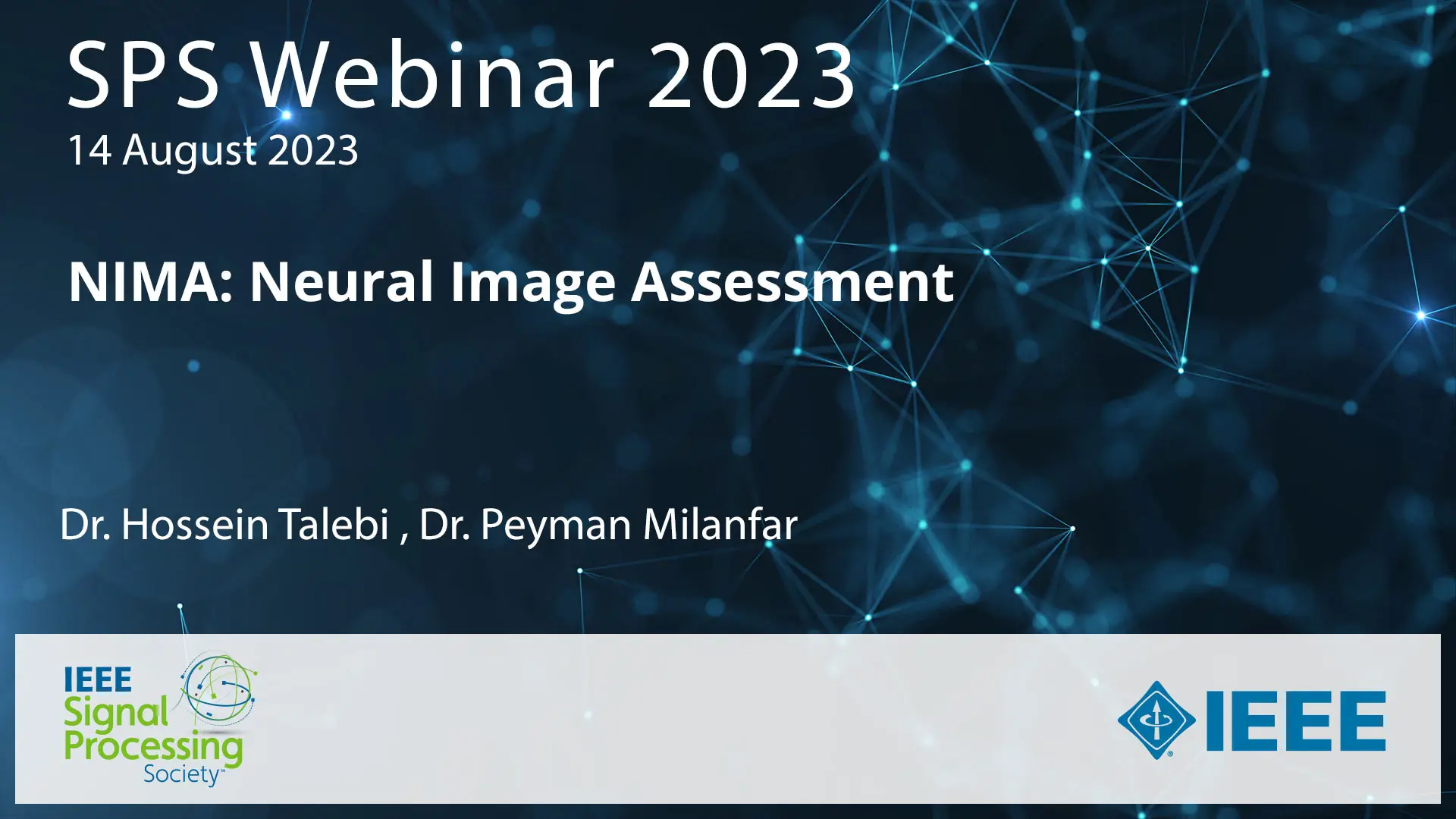 Slides for: NIMA: Neural Image Assessment