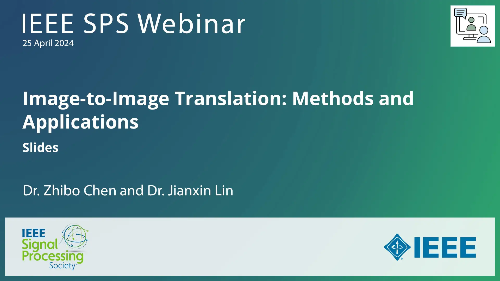 Slides: Image-to-Image Translation: Methods and Applications