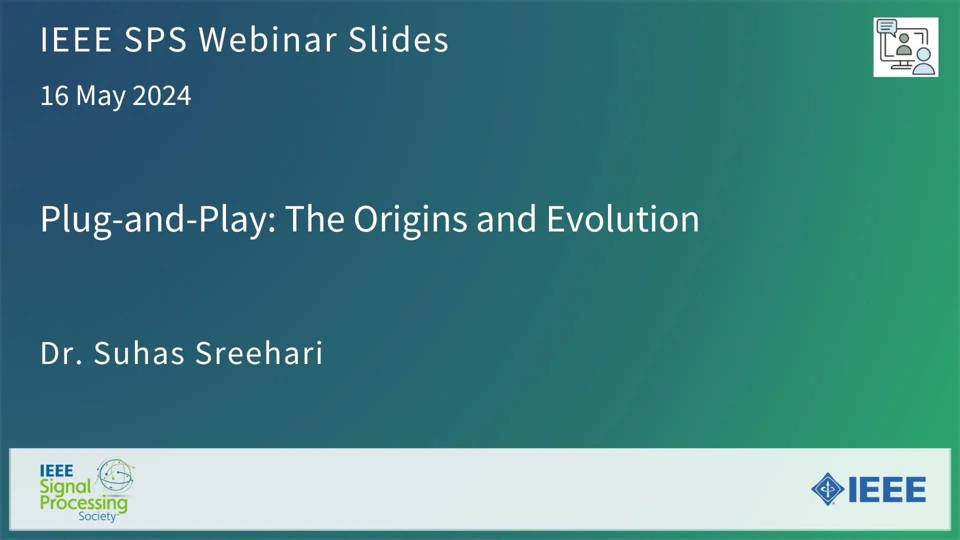Slides: Plug-and-Play: The Origins and Evolutions
