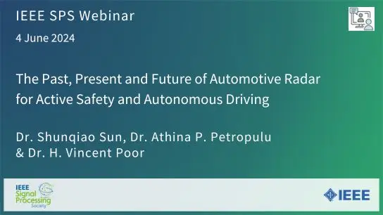 The Past, Present and Future of Automotive Radar for Active Safety and Autonomous Driving
