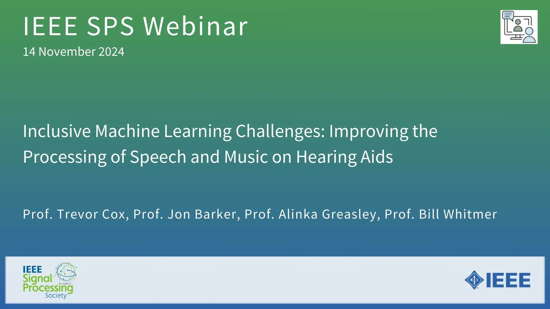 Inclusive Machine Learning Challenges: Improving the Processing of Speech and Music on Hearing Aids