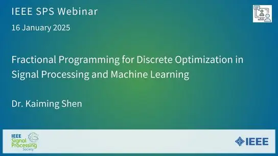 Fractional Programming for Discrete Optimization in Signal Processing and Machine Learning