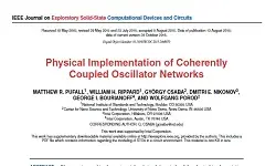Physical Implementation of Coherently Coupled Oscillator Networks